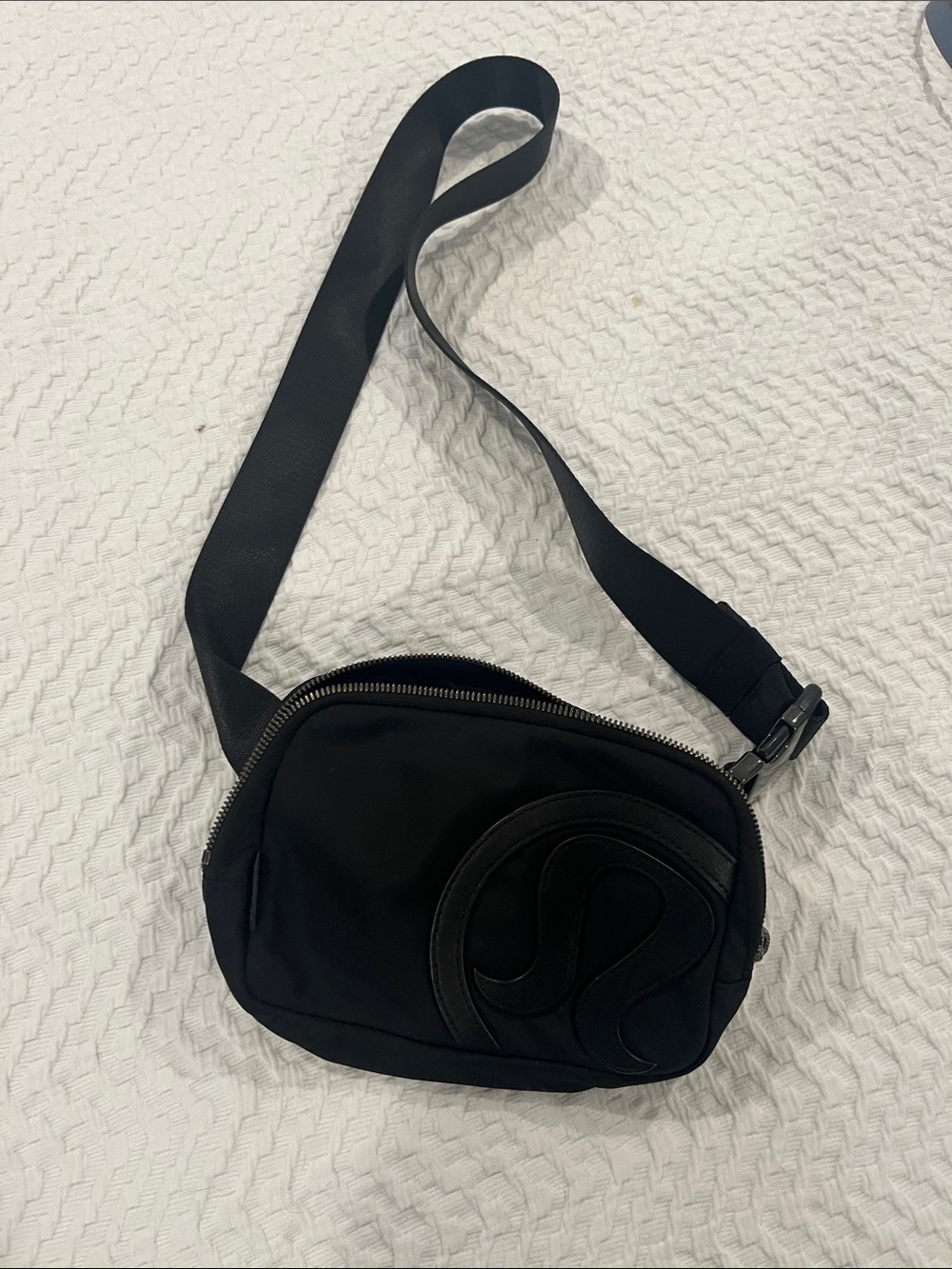 lululemon athletica Black Waist/Crossbody Belt Bag